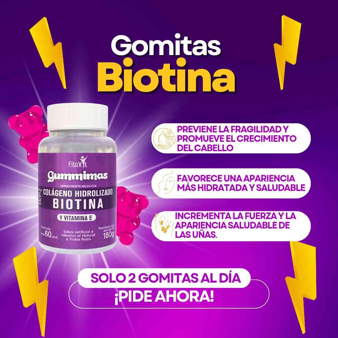 COLAGENO BIOTINA GOMITAS X60UND FITOVIT