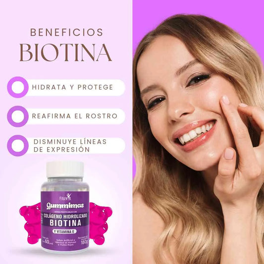 COLAGENO BIOTINA GOMITAS X60UND FITOVIT
